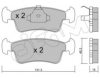 CIFAM 822-420-0 Brake Pad Set, disc brake